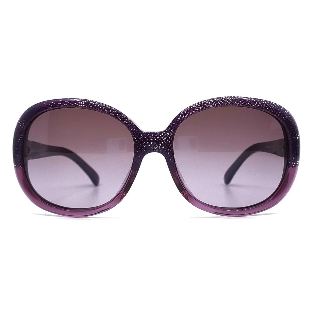 CHANEL Black Gradient Oversized Round Sunglasses - Picture 10 of 11